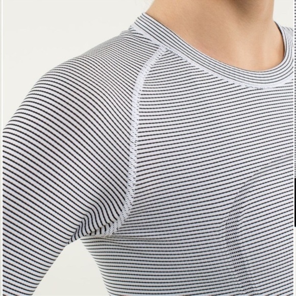 EUC Lululemon Run: Swiftly Tech Long Sleeve *Stripe White 6 - Picture 4 of 13